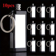 10pcs Permanent Match Infinity Lighter Emergency Fire Starter Portable Keychain