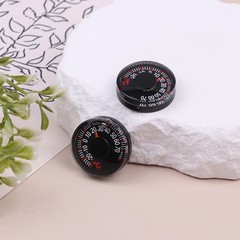 1Pc -20~70°C 27MM Round Square High Accuracy Wall Greenhouse Temperature Meter
