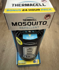 THERMACELL Mosquito Repellent Zone Device 15ft No Spray Scent Free + 24hr bonus