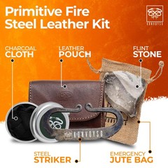 The Artisan Heritage Fire Kit – Hand-Forged Carbon Steel & English Flint in a…