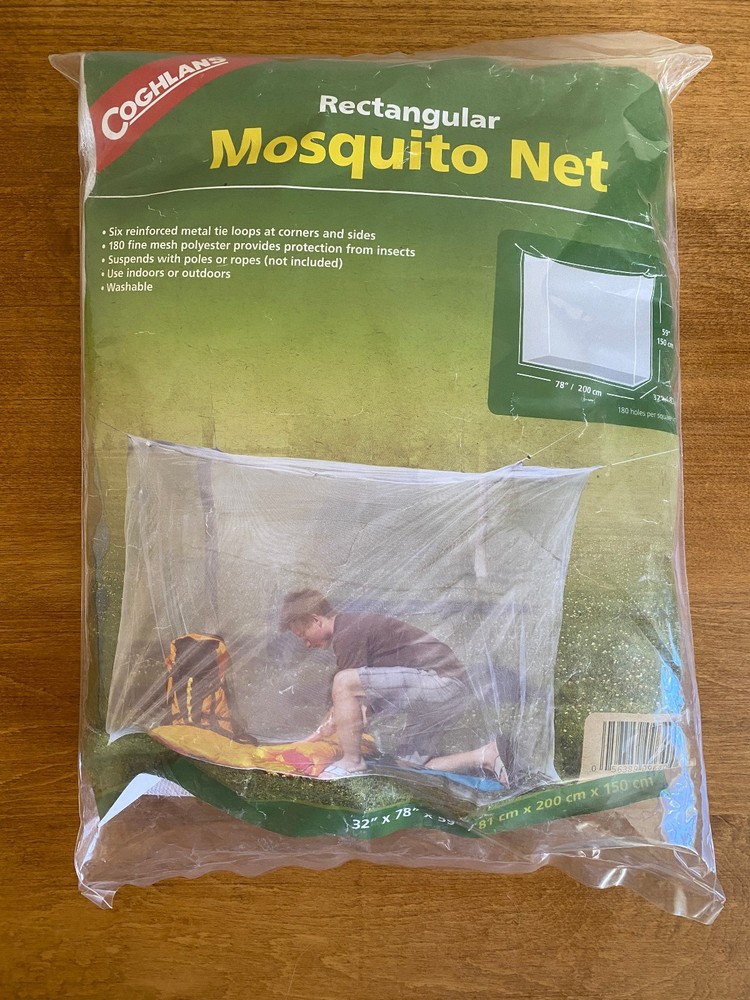 Coghlan’s Backwoods Mosquito Net #9755 White Single Wide 32” x 78” x 59” – NEW