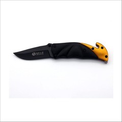 Folding Pocket Survival Knife 1076 can Slice Seat Belt W/ Window Punch & Clip