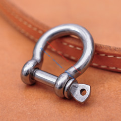 5PC 11mm Stainless Steel O Shape Shackle Clasp Connector For Paracord Bracelets