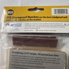 2 New UCO Stormproof Matches – Camping/Hunting Windproof Waterproof – 25ea