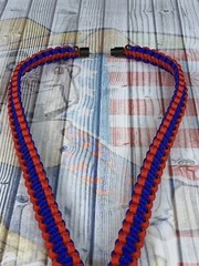 Custom Breakaway paracord neck ID lanyard W/ OPTIONS (Pick 3 Colors)