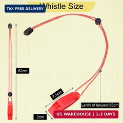CooBigo 4Pcs Emergency Whistles, Loud Shrill Safety Whistle with Reflective Lany