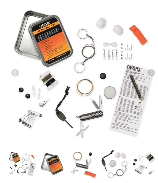 NDūR® Survival Tin Emergency Kit -Originally designed for the British SAS -31150