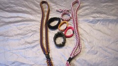 Bulk Lot Paracord 550 cord. Neck Lanyard. Wrist ID strap. key chain. Handmade #1