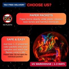 Dextreme Fire Color Changing Packets – Fire Color Packets, Color Changer for Cam