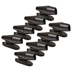 8Pcs Deer Whistles for Vehicles Wind Activated Black 8 Pack C