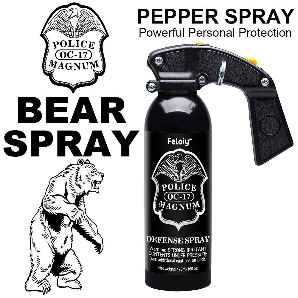 Bear Spray Large 16 oz Canister Powerful Home Protection
