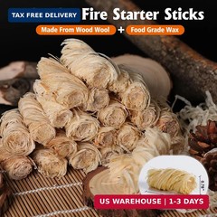 500Pcs Fire Starter,Fire Starters for Campfires,Fireplace, Pellet Stove & Wood,