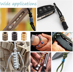 6 Pcs Lanyard Paracord Bracelet Beads
