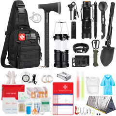 Survival Kit 260Pcs Survival Gear and Supplies for Camping Hiking Hunting Outdoo