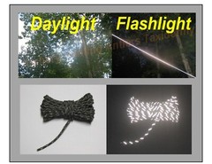 3 PACK REFLECTIVE CAMO CORD ROPE – TRAIL MARKERS – HUNTING TREESTAND BOW ARCHERY