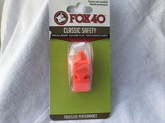 Original Fox 40 Classic Whistle Neon Orange Color
