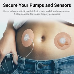CGM Patches for Medtronic Guardian 4 Sensor, 20-Count Waterproof Guardian 4 O…