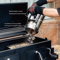 Heavy Duty Deluxe Stainless Steel Charcoal Chimney Starter