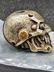 Paracord Bracelet DIY Accessories BEAD Pendant Brass Parts Vampire Bot Skull USA