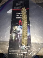 EastWest Nylon Paracord Tan/Brown Multi-functional rope bracelet