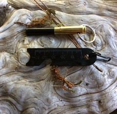 300 Blk Blackout Bullet Brass Ferro Rod Flint Steel Fire starter EDC ferrocerium