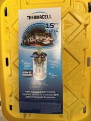 Thermacell Mosquito Repellent 15ft Zone, No Spray, No Scent, Patio Shield NIB