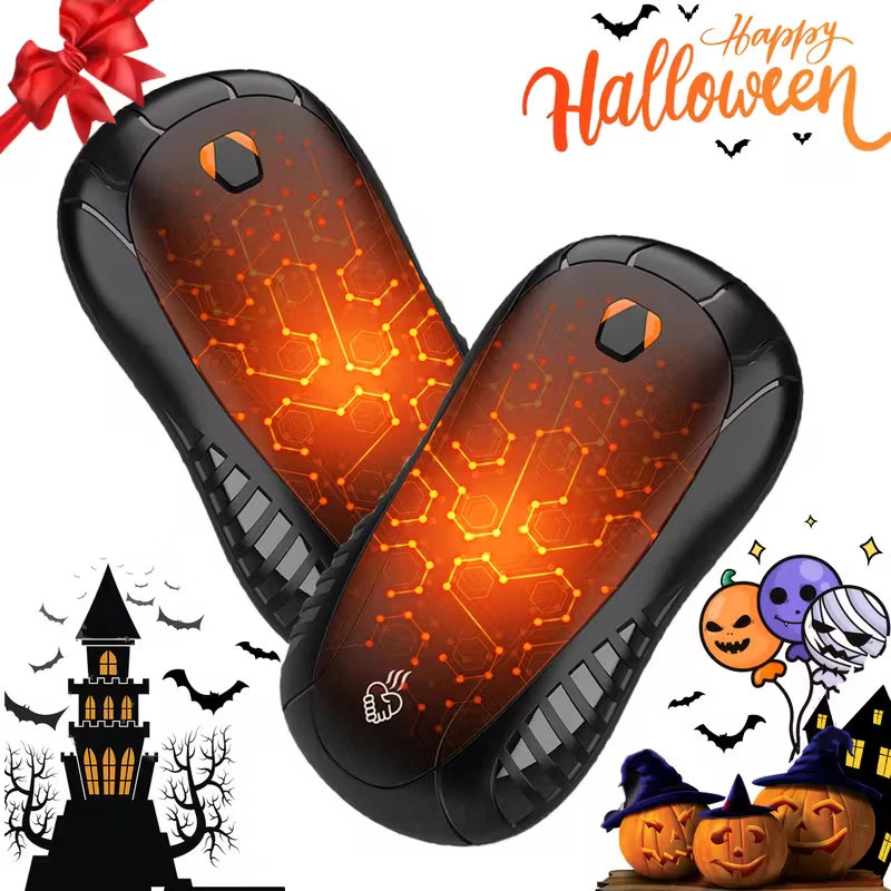 2 Pack Rechargeable Hand Warmers USB Electric Hand Warmer 3 Heat Setting Outdoor