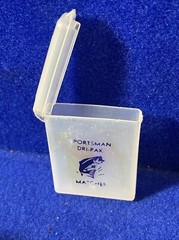 VINTAGE SPORTSMAN DRI-PAK MATCHES HOLDER WATERPROOF FISHING ADVERTISEMENT