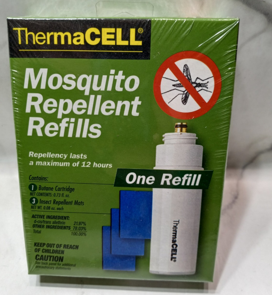 ThermaCELL Mosquito Repellent One Refill (1) Butane Cartridge & 3 Repellent Mats