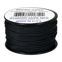 G 1.18mm X 125′ Micro Cord Black