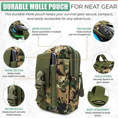All-in-One Survival Kit for Camping & Hiking