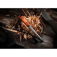 fireROD Ferrocerium Firestarter with Replaceable 5/16 in. Diameter Black