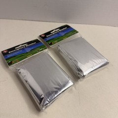 SE Emergency Blanket EB1310 2-Pack Mylar Survival Thermal Camping Hiking 52×84