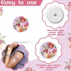 60 Set Include 60 Pcs Transparent Adhesive Patches 100 Pcs Waterproof Sticker…