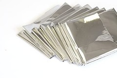 PRIMACARE CB-6841 EMERGENCY FOIL MYLAR THERMAL BLANKET, 82″ LENGTH X 54″ WIDTH