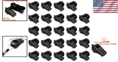 Sports Whistles Bulk 24pcs Loud Sound Plastic Referee Coach Emergency Use