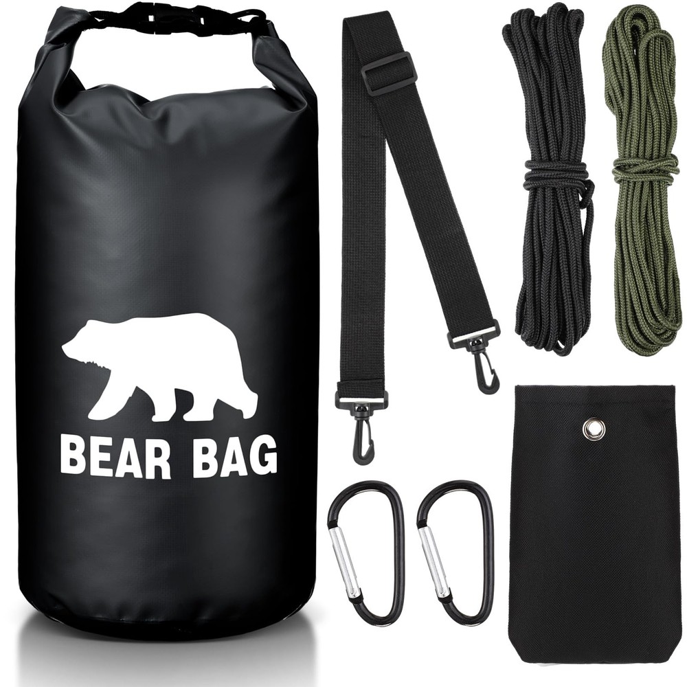 Bear Bag Food Storage System for Camping,10 L,Black