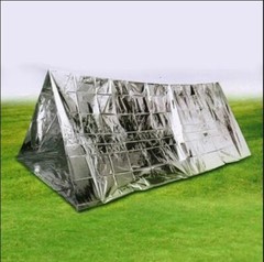 Ever Ready First Aid Emergency Mylar Thermal Survival Camping Tent for 2 Adults