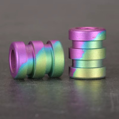 Titanium Alloy EDC Purple Blue Green for Paracord Bead Stick Knife 1 Bead Only