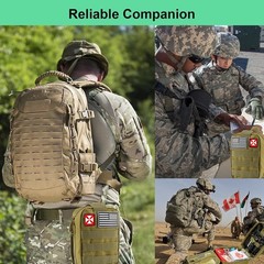 First Aid Kit Survival Gear Tools Trauma Kit with Molle Pouch Outdoor Camping