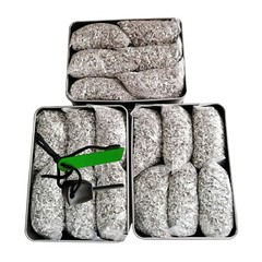 Emergency Fire Starter 6bag Magnesium FREE Ferro Rod Tin Can for camping hiking