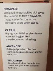 4Patriots Sun Kettle Solar Water Heater Boil Water Off Grid Camping NEW OPEN BOX
