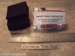 NEW! «Pocket Urban Survival Kit» Manhattan Map, Knife, Whistle, Compass & MORE