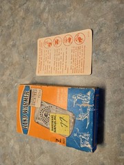 Vintage Silver Metal Catalytic Hand Warmer Reusable w/ Pouch & Box MPN 501