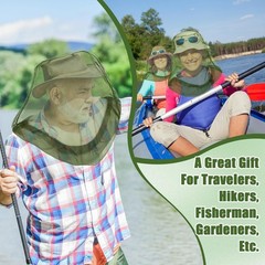 Portable Mosquito Face Net – 4 Pack, 18.11 inch, for Summer Outdoor Activities
