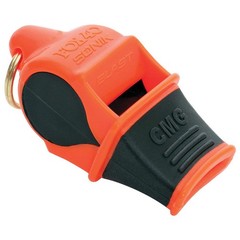 Sonik Blast CMG Safety Whistle with Breakaway Lanyard Multi Black/White