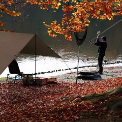 KALINCO Waterproof Camping Tarp Tent Hammock Rain Fly, 3X3M, Coffee-10x10ft