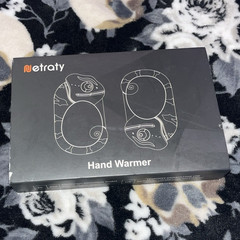 Netraty Rechargeable Electric Hand Warmers 2 Pack Black Up to 131°F 20 hrs