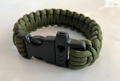 550 Paracord Survival Bracelet + Decal…Dark Ops Tactical Gear…Army Green