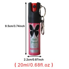 Pink Protect Pepper Spray Defense Personal Aerosol 0.68oz